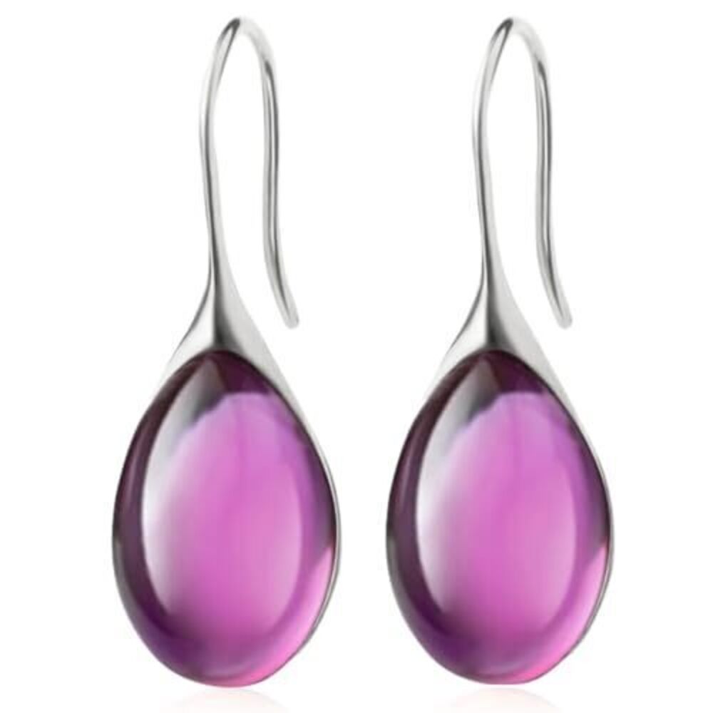 1201 Lightweight Vintage Sparkly Crystal Rhinestone Teardrop Dangle Drop
